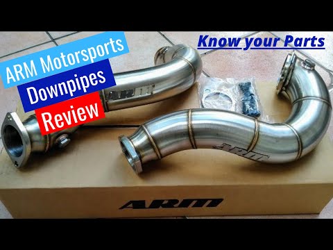 ARM Motorsports® (06-12) BMW 1M/135i/335i N54B30 304SS 3"Catless Down Pipes