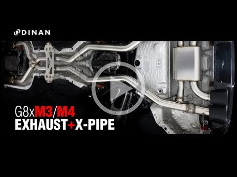 Dinan® (20-24) BMW M3/M4 304SS 3" Valved Axle-Back Exhaust with 4.5" OD Black Tips