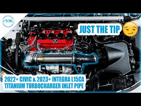 PRL Motorsports® (23+) Integra Type-S/Civic Type-R K20C1 Titanium Turbocharger Inlet Pipe Upgrade Kit