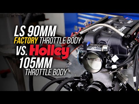 Holley® #112-583 GM LS 105mm Throttle Body with Straight Bore