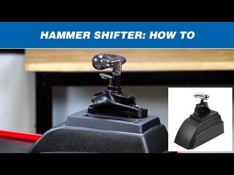 B&M® #81001 (94-04) Mustang AOD/AODE/C4 Auto Ratchet Shifter with Hammer Console