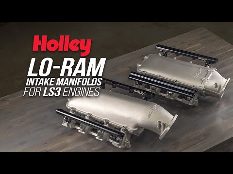 Holley® #300-680 GM LS3/L92 Ultra Lo-Ram Satin Intake Manifold for LS 105mm Throttle Body