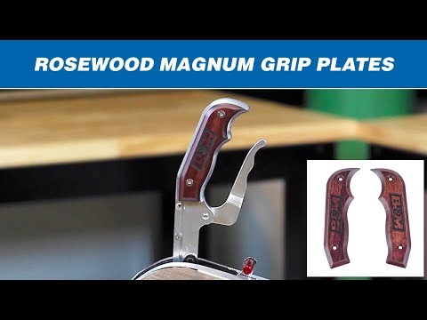 BM® #81086 Rosewood Magnum Grip Side Plates for Automatic B&M Magnum Grip Shifters