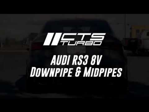 CTS Turbo® (17+) Audi RS3/TT RS 2.5L 304SS 3" 200 Cell Catted Mid-Pipes