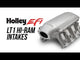 Holley® #300-236 GM GEN V LT1 Hi-Ram Lower Manifold with Port EFI Provisions & Fuel Rails