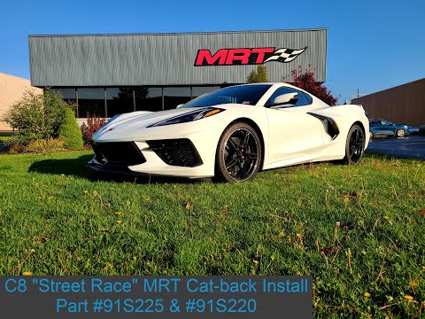 MRT Performance® (20+) Corvette C8 Stingray 304SS 3" Touring Cat-Back Exhaust with Quad 4" OD Tips