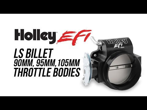 Holley® #112-585 GM LS Billet 95mm Throttle Body with Low RPM Taper
