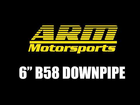 ARM Motorsports® BMW M240i/340i/440i/540i/640i/740i/840i B58B30 6" Catted Down Pipe