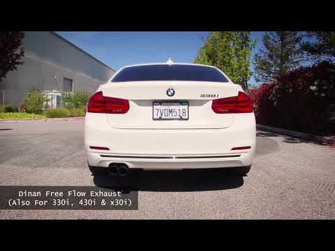 Dinan® (16-21) BMW 230i F22 304SS 3" Free Flow Axle-Back Exhaust with 3" OD Tips