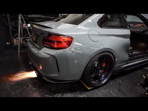 Valvetronic Designs® (16-18) BMW F87 M2 Valved Sport Cat-Back Exhaust with 4" OD Tips