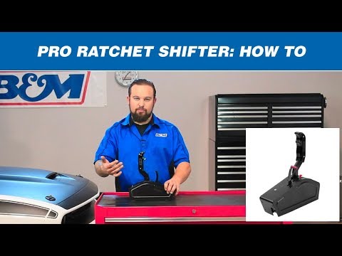 B&M® #80840 GM 2/3/4-Speed Automatic Pro Ratchet Shifter Kit