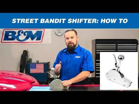 B&M® #80797 GM 2/3/4-Speed Automatic Gated Shifter with Street Bandit Handle
