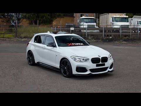 XForce (16-19) BMW M140i F20 Dual 4" OD Black Ceramic Exhaust Tips
