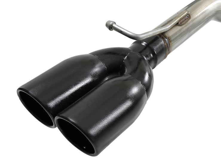 aFe® 49-32067-P - Mach Force XP™ 304 SS Cat-Back Exhaust System with Quad Rear Exit 