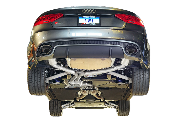 Awe Tuning® (10-15) Audi RS5 Coupe 304SS Track Edition Cat-Back System