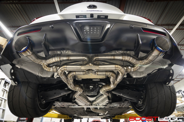 Boost Logic® (19-24) BMW Z4/GR Supra Titanium Cat-Back Exhaust System