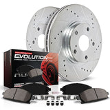 Power Stop® (15-23) Mopar SRT 1-Click Z23 Evolution Sport Drilled/Slotted Brake Kit (6-Piston Front Calipers)