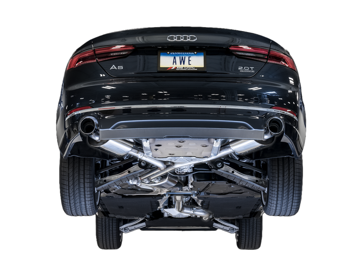 Awe Tuning® (18-19) Audi A5 Coupe 304SS Touring Edition Cat-Back System