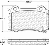 Stoptech® (05-23) Mopar V8 Street Select Series Brake Pads