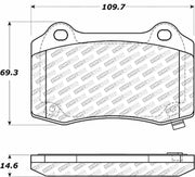 Stoptech® (05-23) Mopar V8 Street Select Series Brake Pads