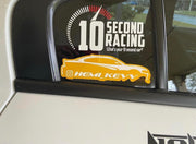 10 Second Racing® Window Decal - 10 Second Racing