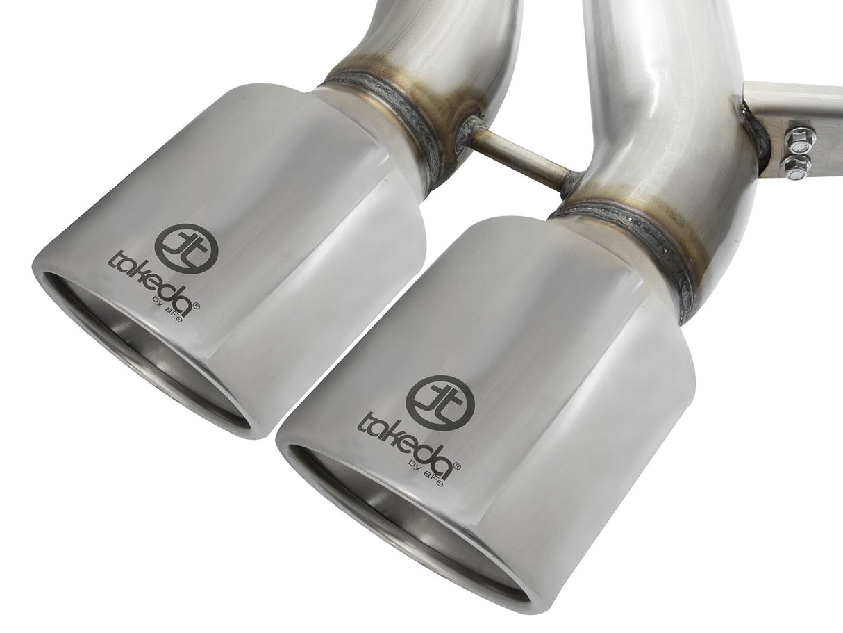 Takeda® (13-18) Focus ST EcoBoost 3" 304SS Cat-Back System