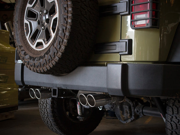 aFe® (07-18) Wrangler JK Rebel Series 2.5" 409SS Axle-Back System