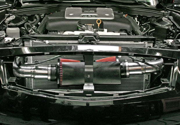 Stillen® (07-15) Infiniti G37/Q60 Dual Ultra Long Tube Air Intake System with Oiled Filters