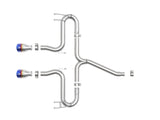 Takeda® (17-21) Civic Hatchback 2-1/2" 304SS Cat-Back System