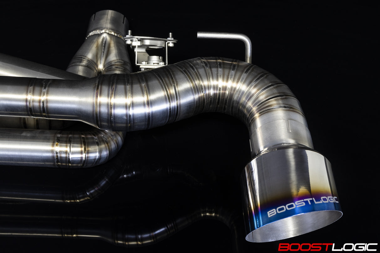 Boost Logic® (19-24) BMW Z4/GR Supra Titanium Cat-Back Exhaust System