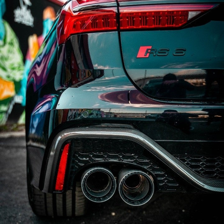 Capristo® (19-23) Audi RS6/RS7 Valved Exhaust with Carbon Fiber Tips (E2P)