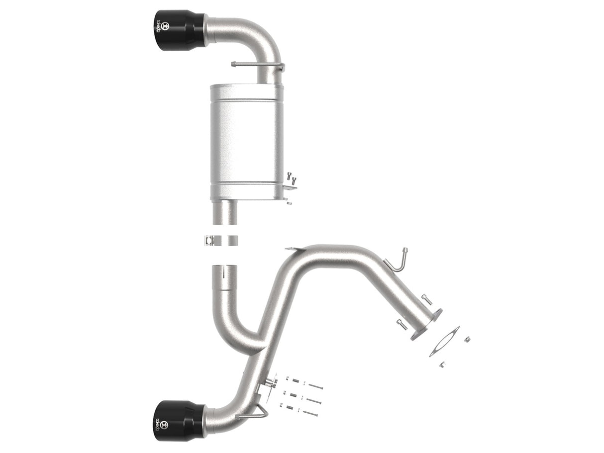 Takeda® (19-23) Veloster N 3" 304SS Axle-Back System (Performance Package Models)