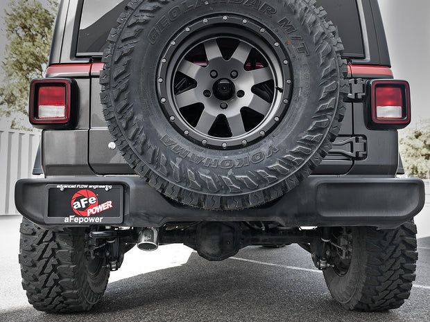 aFe® (18-23) Wrangler JL MACH Force-Xp Hi-Tuck 2.5" 409SS Cat-Back System