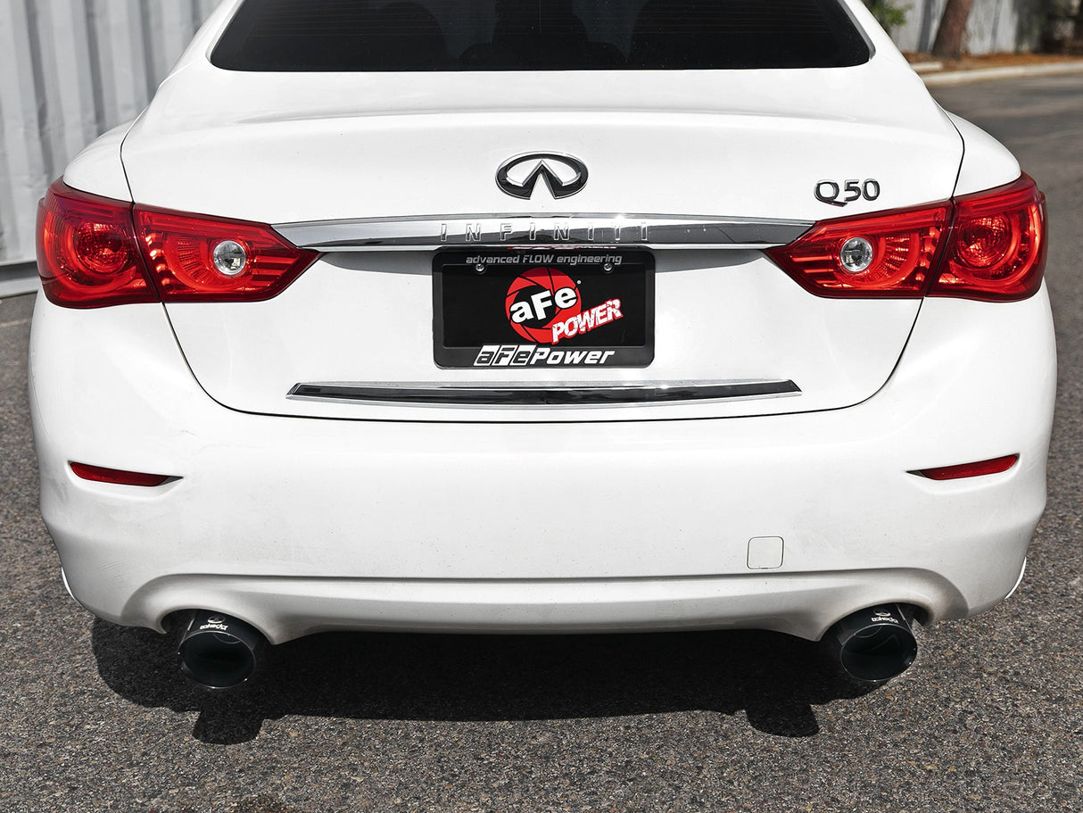 Takeda® (16-23) Infiniti Q50 2.5" 304SS Cat-Back Exhaust System