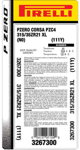Pirelli® P ZERO™ CORSA (PZC4)