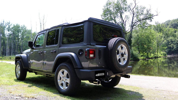 Corsa® (19-21) Wrangler JL Touring™ 304SS 2.5" Axle-Back System - 10 Second Racing