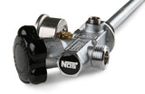 NOS® 15LB. & 20 LB. BOTTLE SUPER HI-FLOW VALVE ASSEMBLY WITH SIPHON TUBE AND BLUE GAUGE - 10 Second Racing