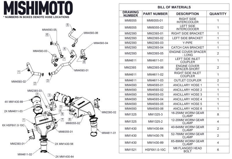 MISHIMOTO MMINT-Q50-16
