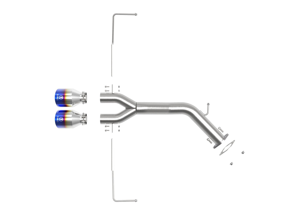 Takeda® (19-23) Hyundai Veloster 3" to 2-1/2" 304SS Axle-Back System