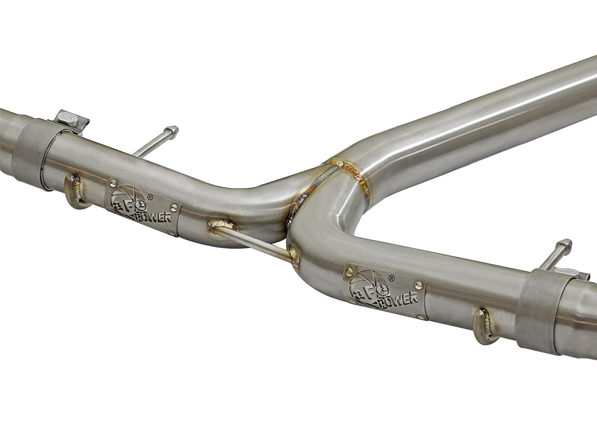 Takeda® (16-21) Civic Sedan 2-1/2" to 2-1/4" 304SS Dual Cat-Back System