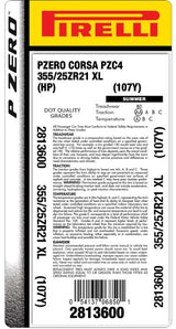 Pirelli® P ZERO™ CORSA (PZC4)
