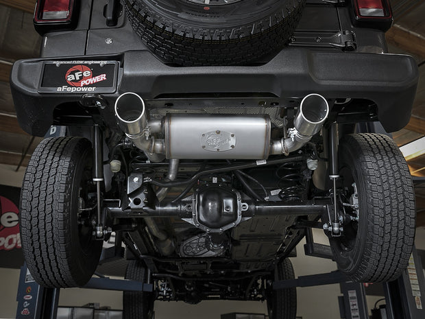 aFe® (18-23) Wrangler JL Rebel Series 2.5" 409SS Axle-Back System