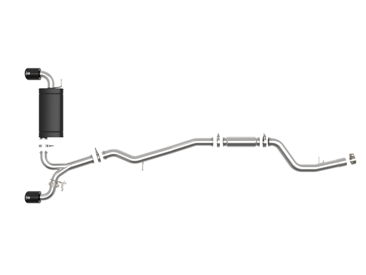 Takeda® (20-24) Toyota GR Supra 3" to 2-1/2" 304SS Cat-Back Exhaust