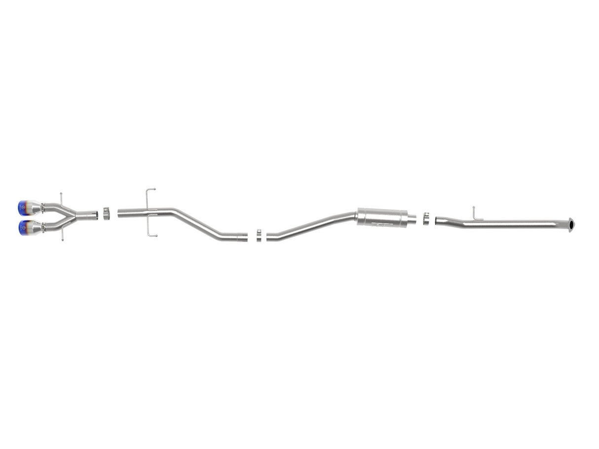 Takeda® (17-20) Civic Si Coupe 2-1/2" 304SS Cat-Back System