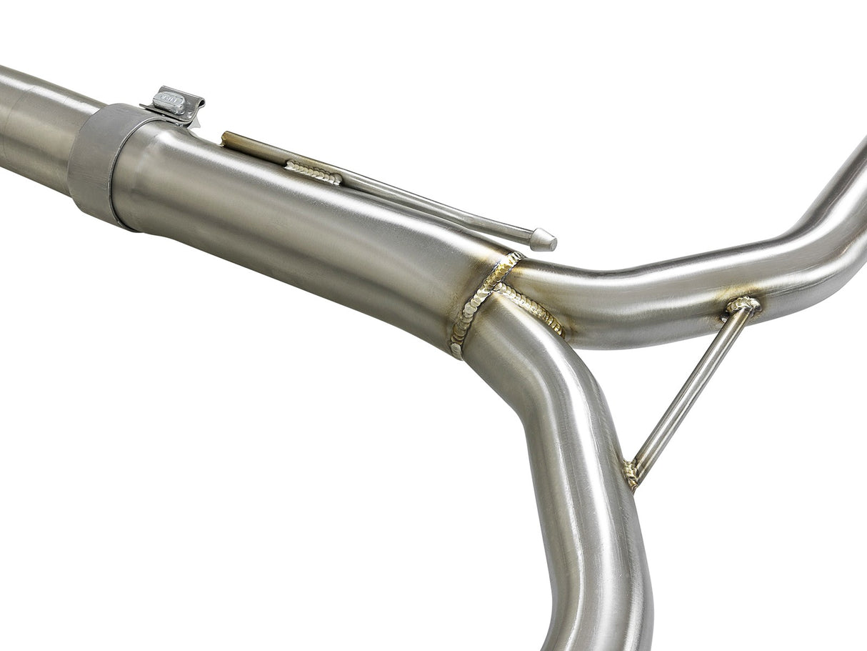 Takeda® (13-17) Accord Sedan 2-1/2" to Dual 1-3/4" 304SS Cat-Back System