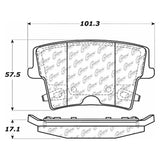 Stoptech® (11-23) Mopar V6 Street Series Brake Pads