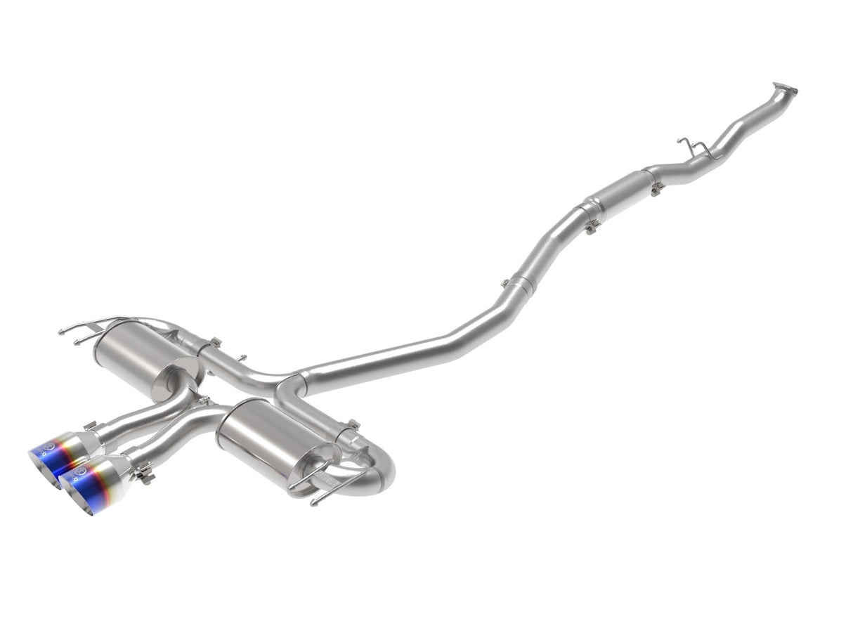 Takeda® (17-21) Civic Hatchback 3" to 2-1/2" 304SS Cat-Back System