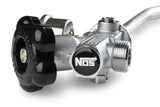 NOS® 10 LB. BOTTLE SUPER HI-FLOW VALVE ASSEMBLY WITH SIPHON TUBE & GAUGE - 10 Second Racing