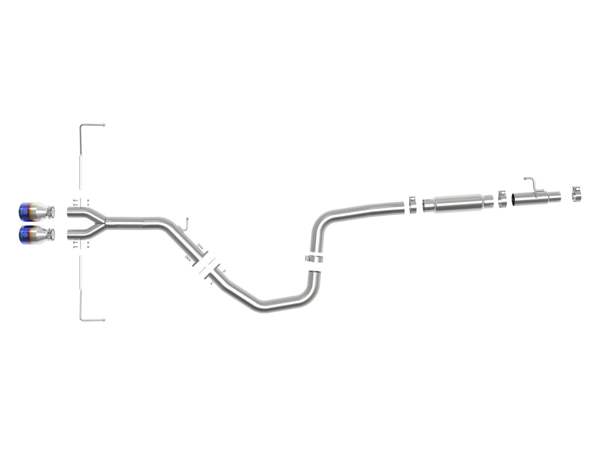Takeda® (19-23) Hyundai Veloster 3" to 2.5" 304SS Cat-Back System