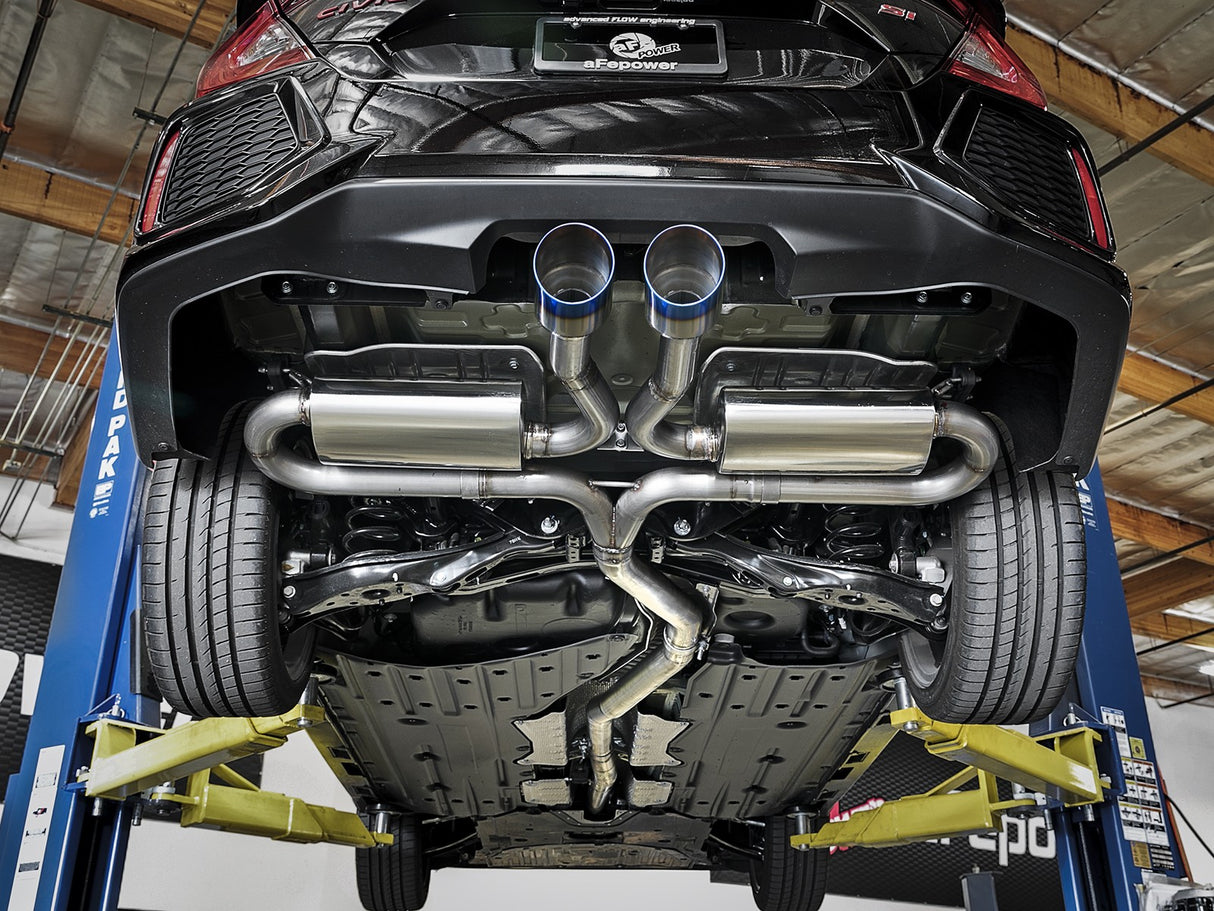 Takeda® (17-20) Civic Si Sedan 3" to 2-1/2" 304SS Cat-Back System